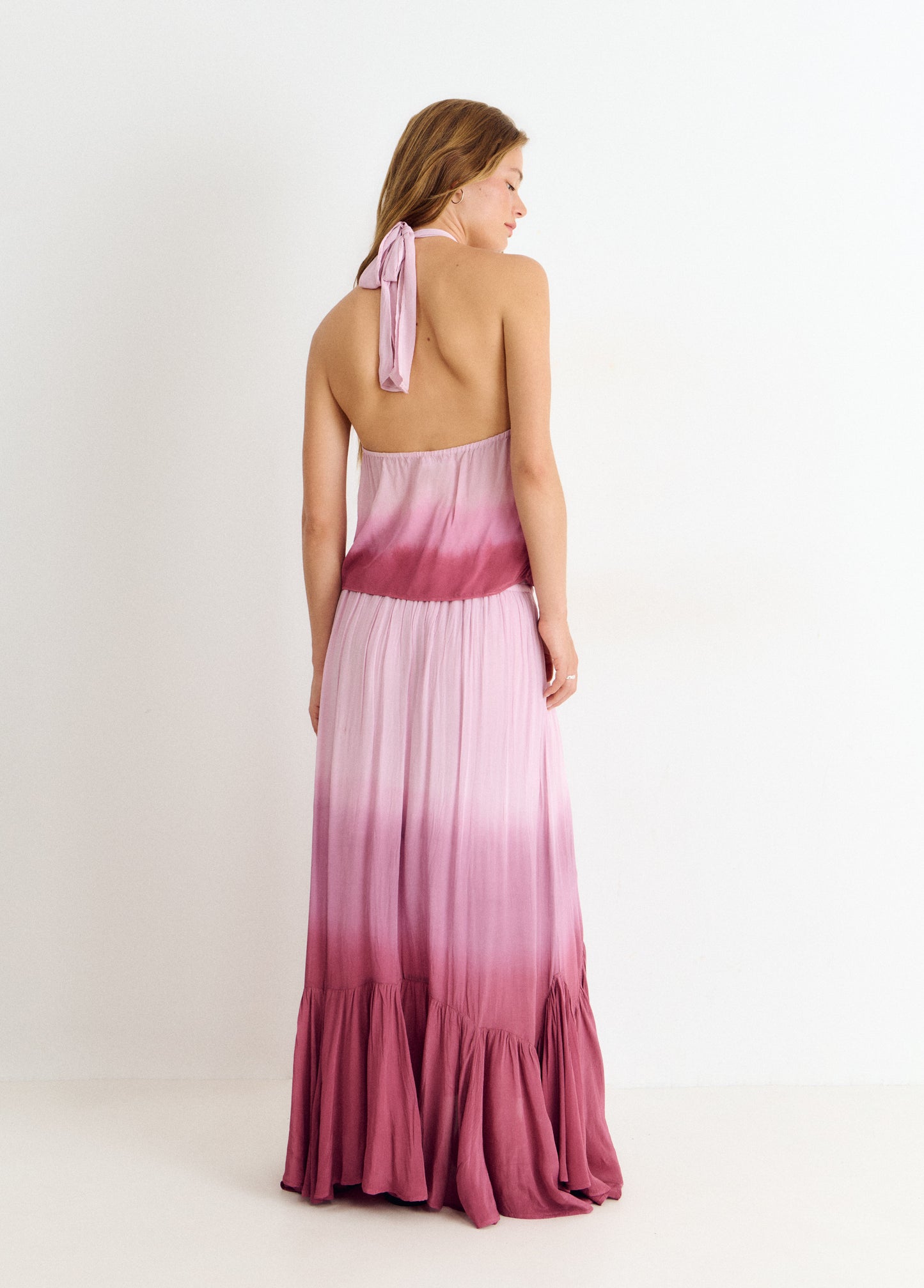 Top halter nudo