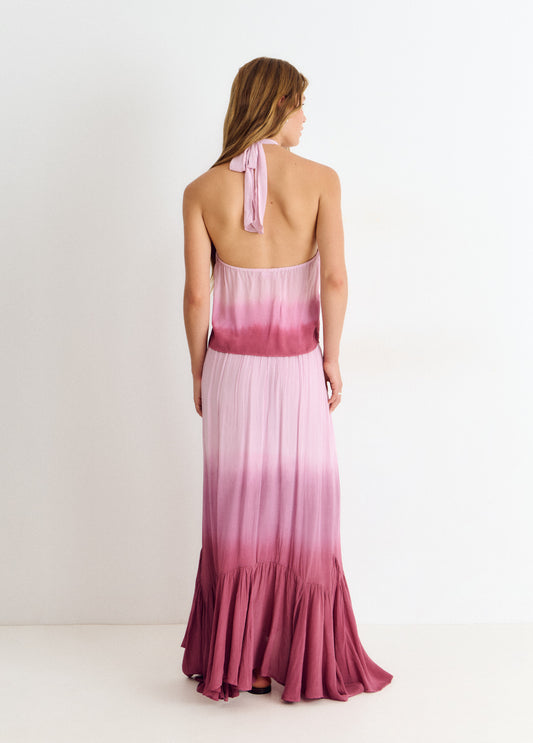 Falda larga tie-dye