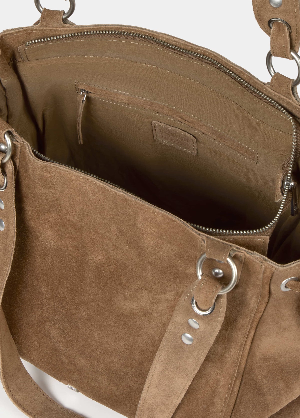 Bolso shopper fruncido