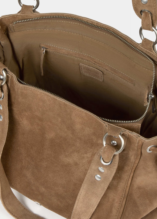 Bolso shopper fruncido