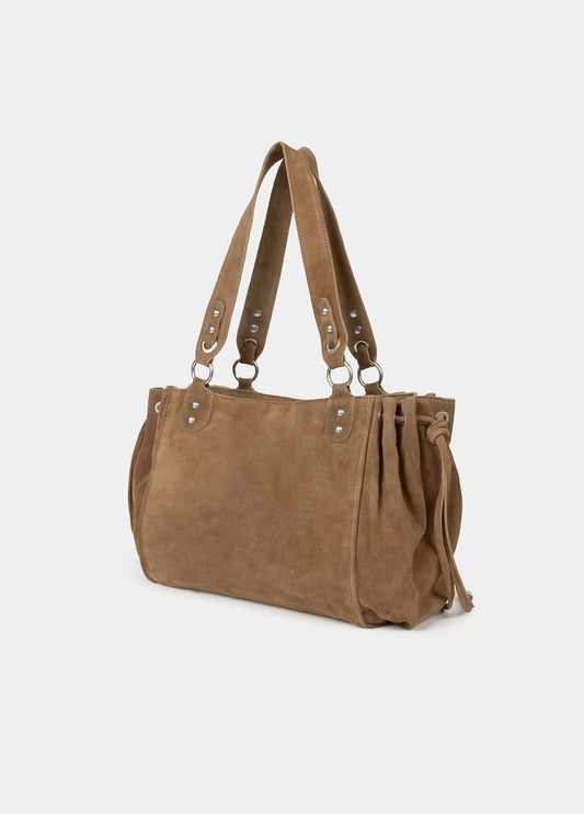 Bolso shopper fruncido