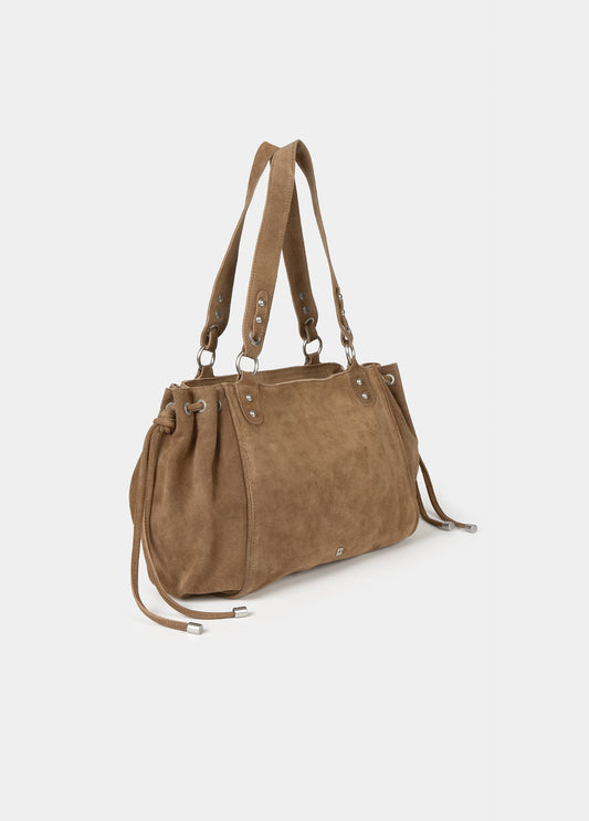 Bolso shopper fruncido