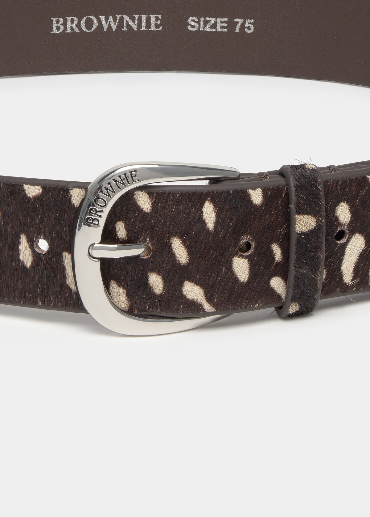 Cinturón piel animal print