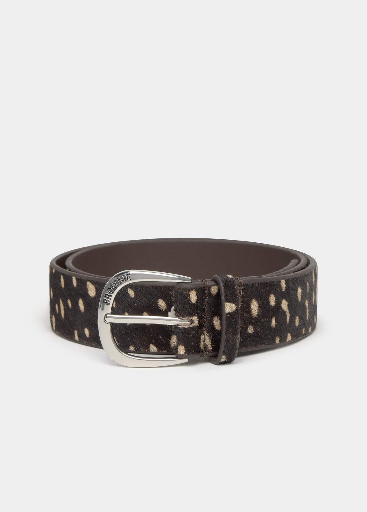 Cinturón piel animal print