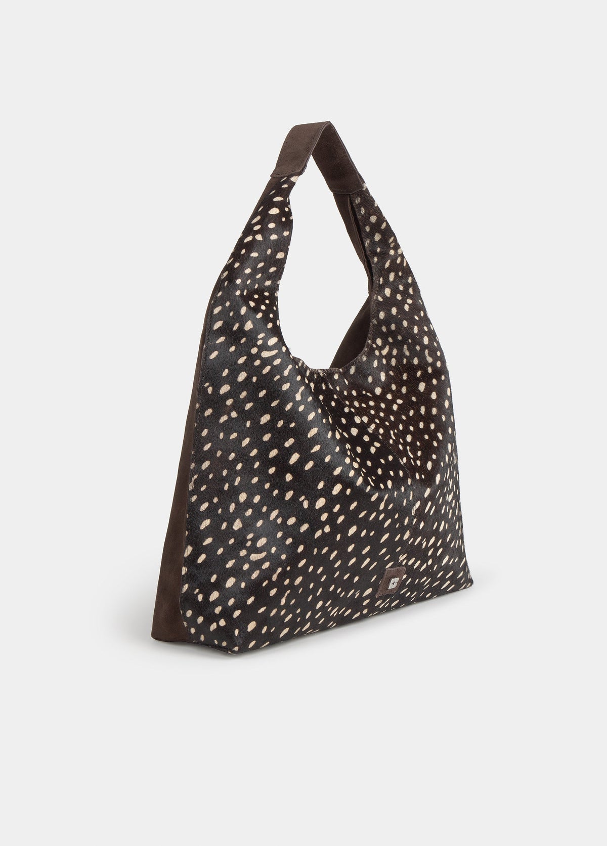 Bolso hombro piel animal print
