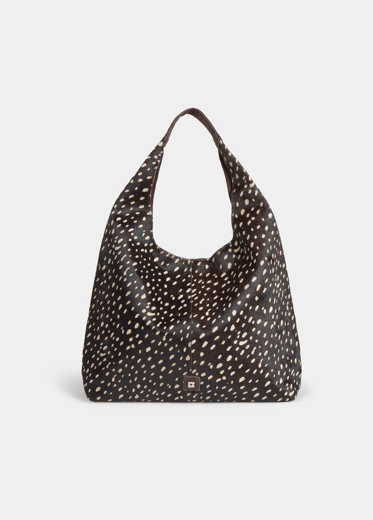 Bolso hombro piel animal print
