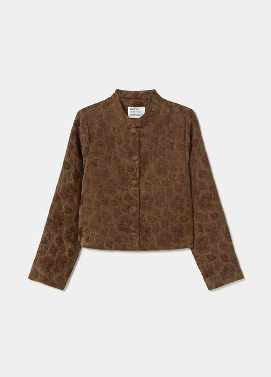 Chaqueta corta flores