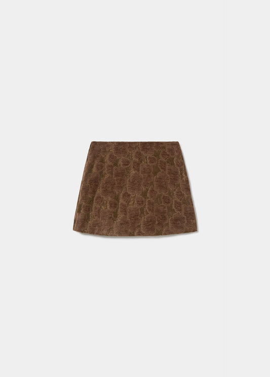 Falda mini flores