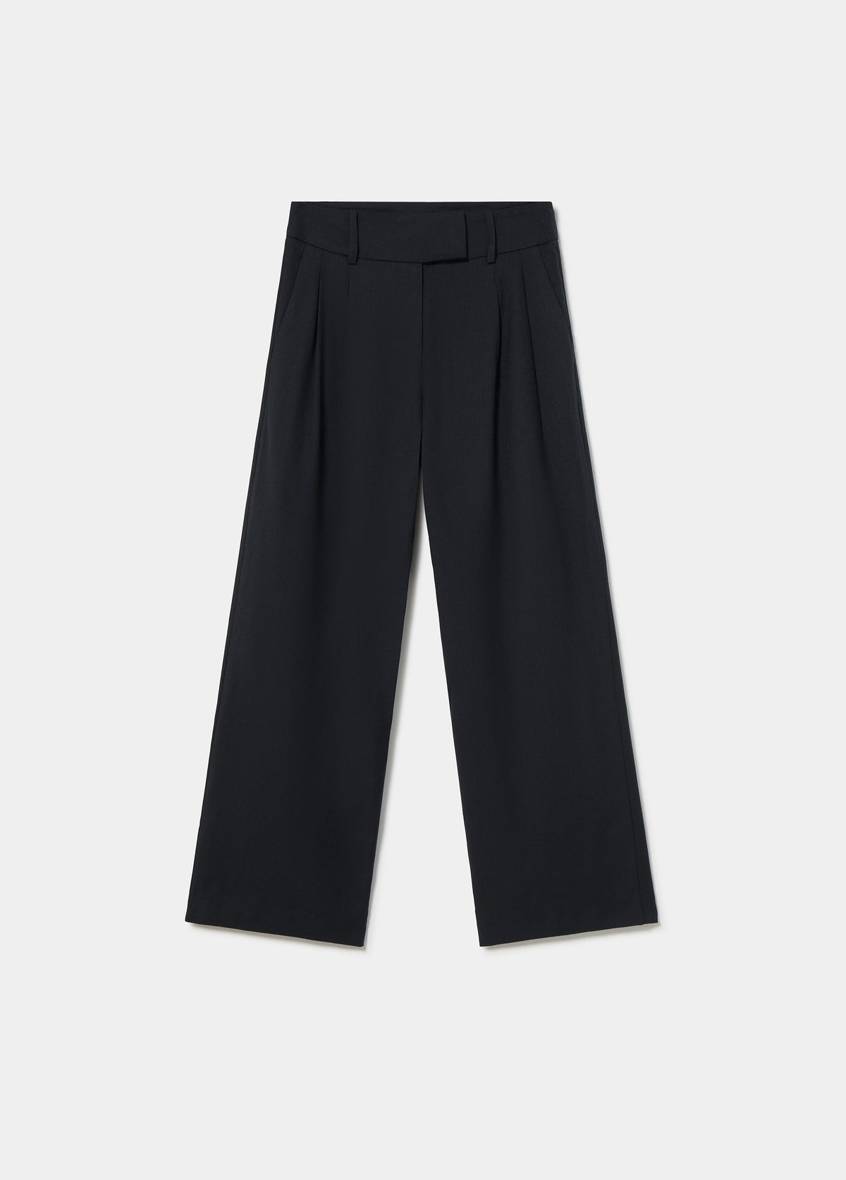 Pantalón pinzas falso liso
