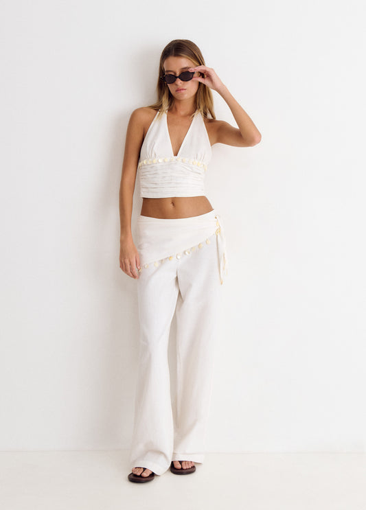 Top halter conchas