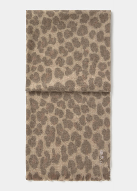 Bufanda fina estampado animal
