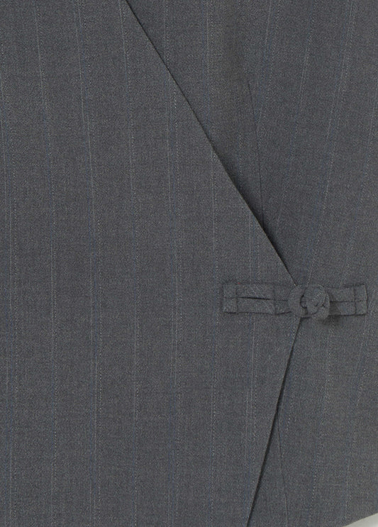 Chaleco cruzado alamares