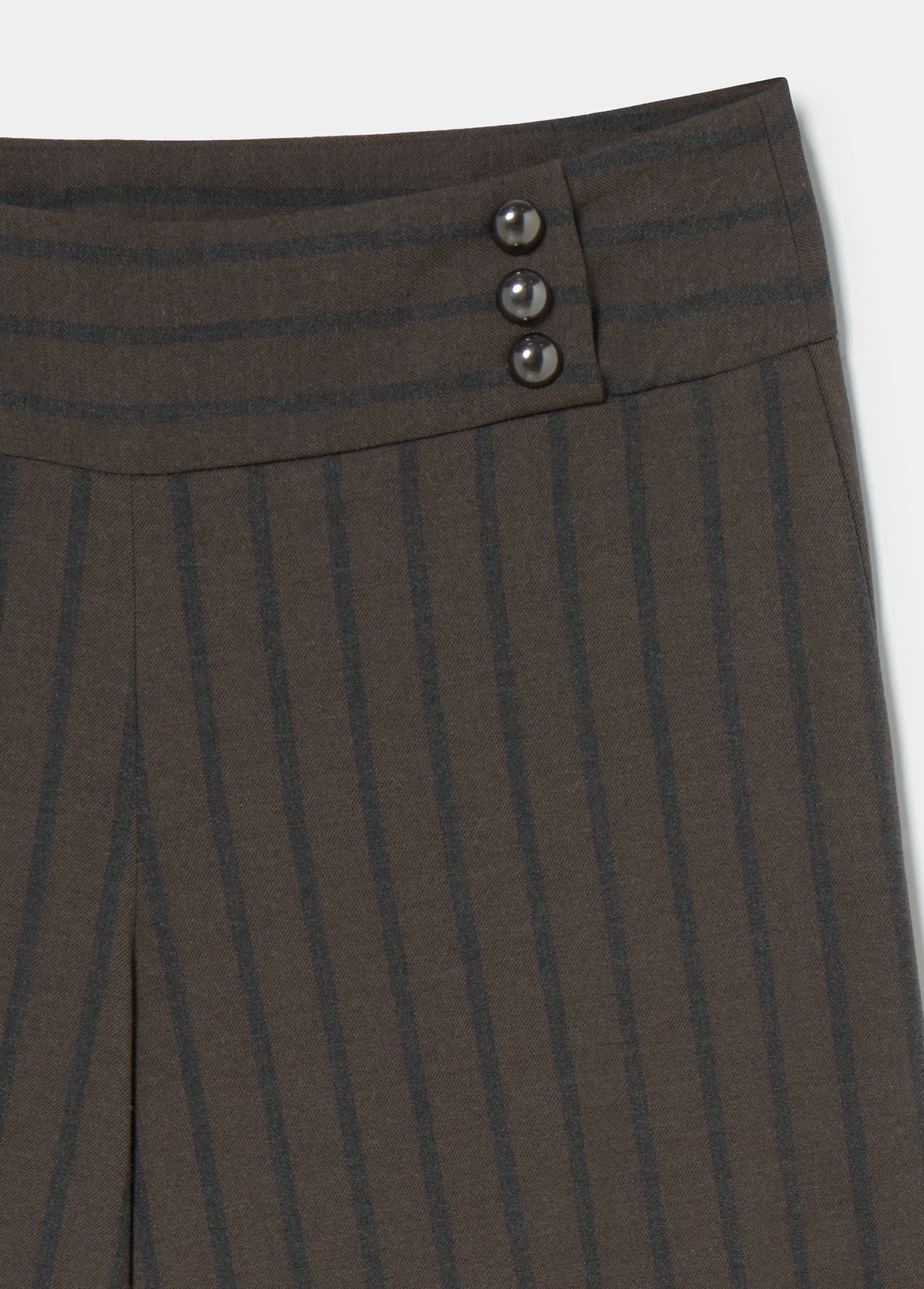 Pantalón cinturilla ancha rayas