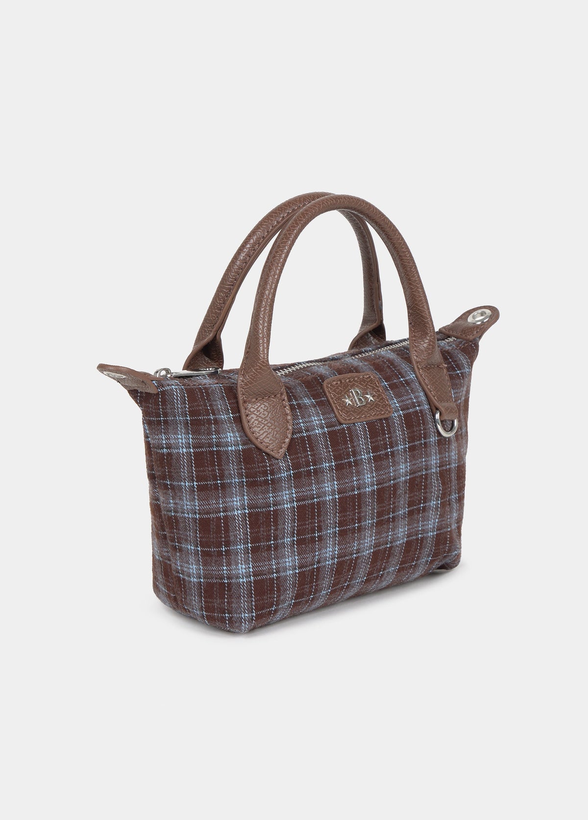 Bolso pequeno shopper cuadros