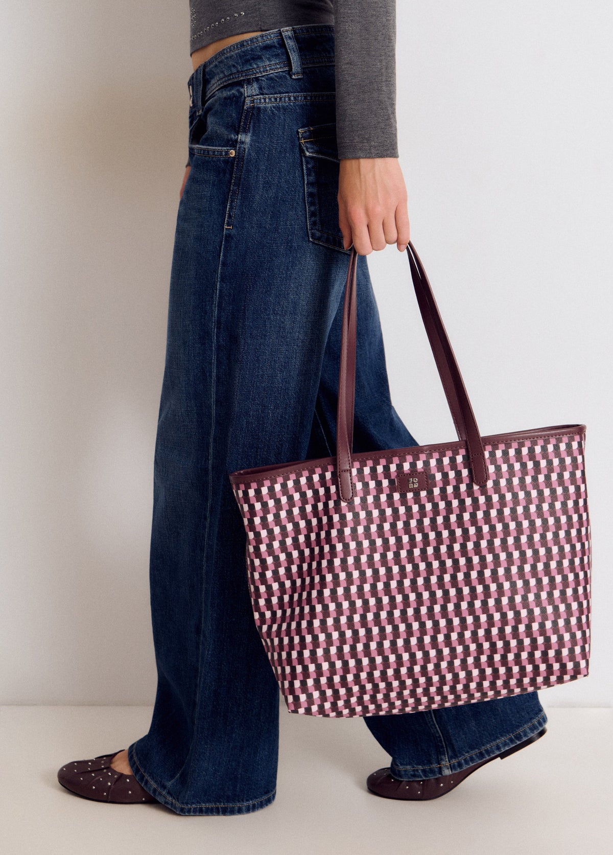 Bolso shopper estampado