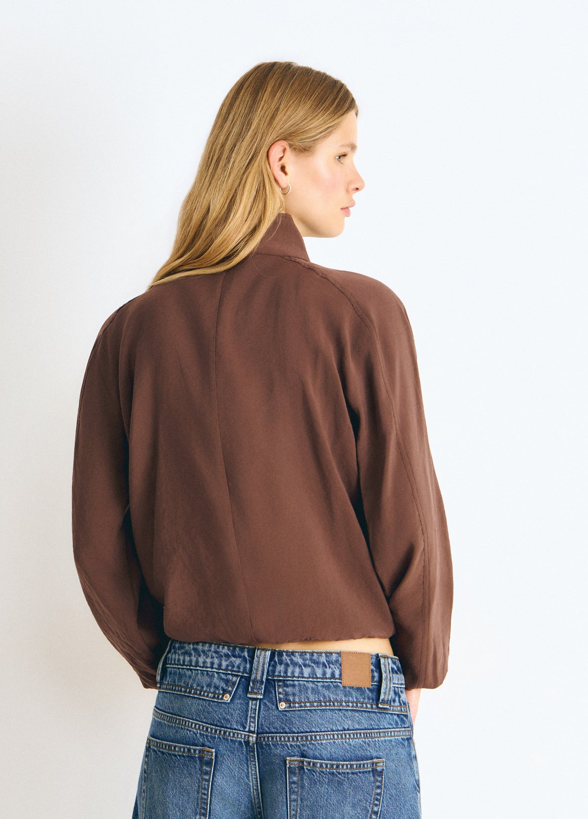 Blusa cuello alto