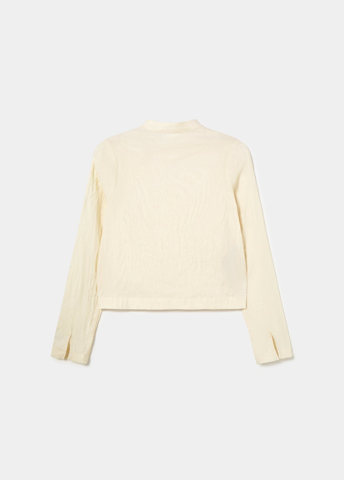 Blusa jacquard detalle botones