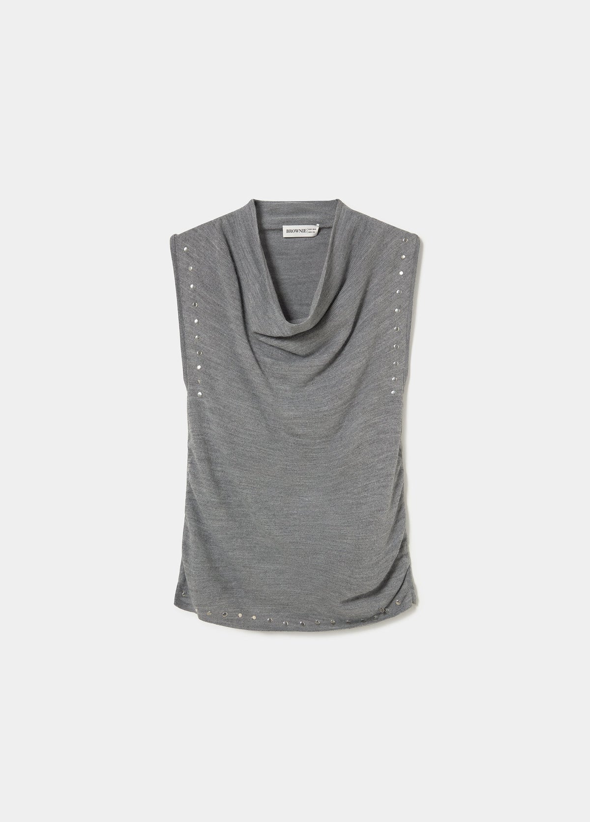 Top frunce tachas