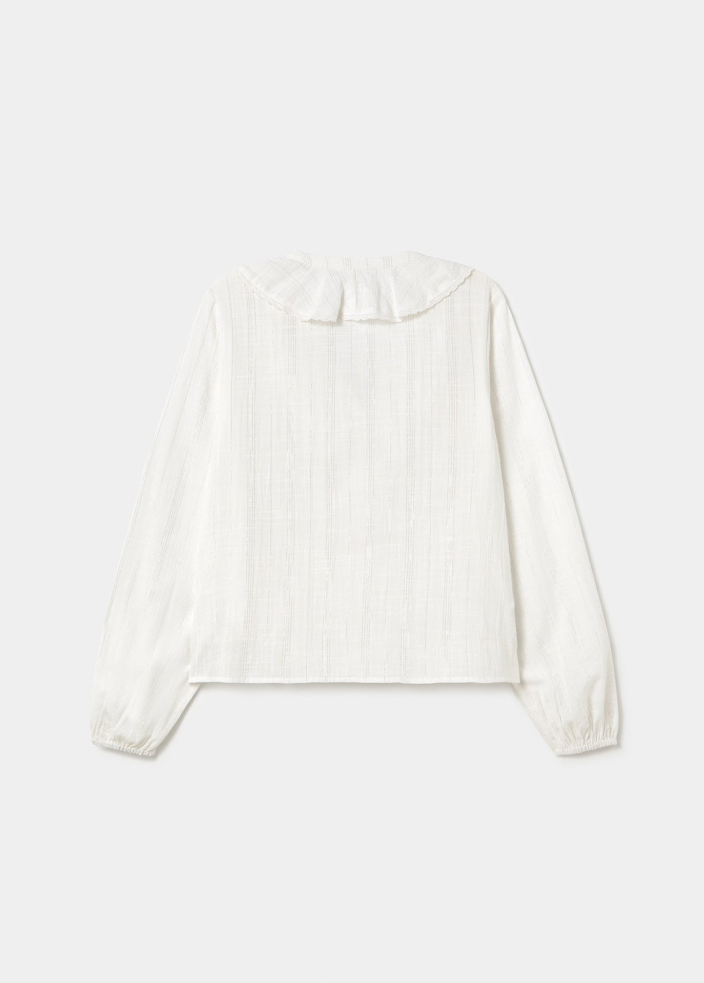 Blusa volante lurex