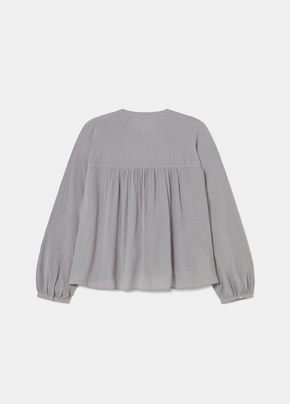 Blusa jaretas encaje manga larga