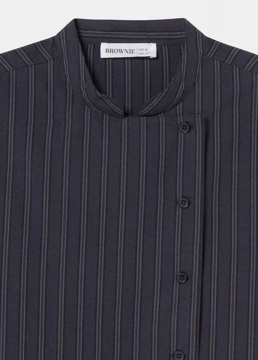 Blusa rayas abullonada
