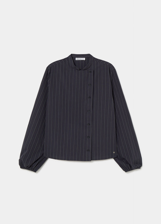 Blusa rayas abullonada