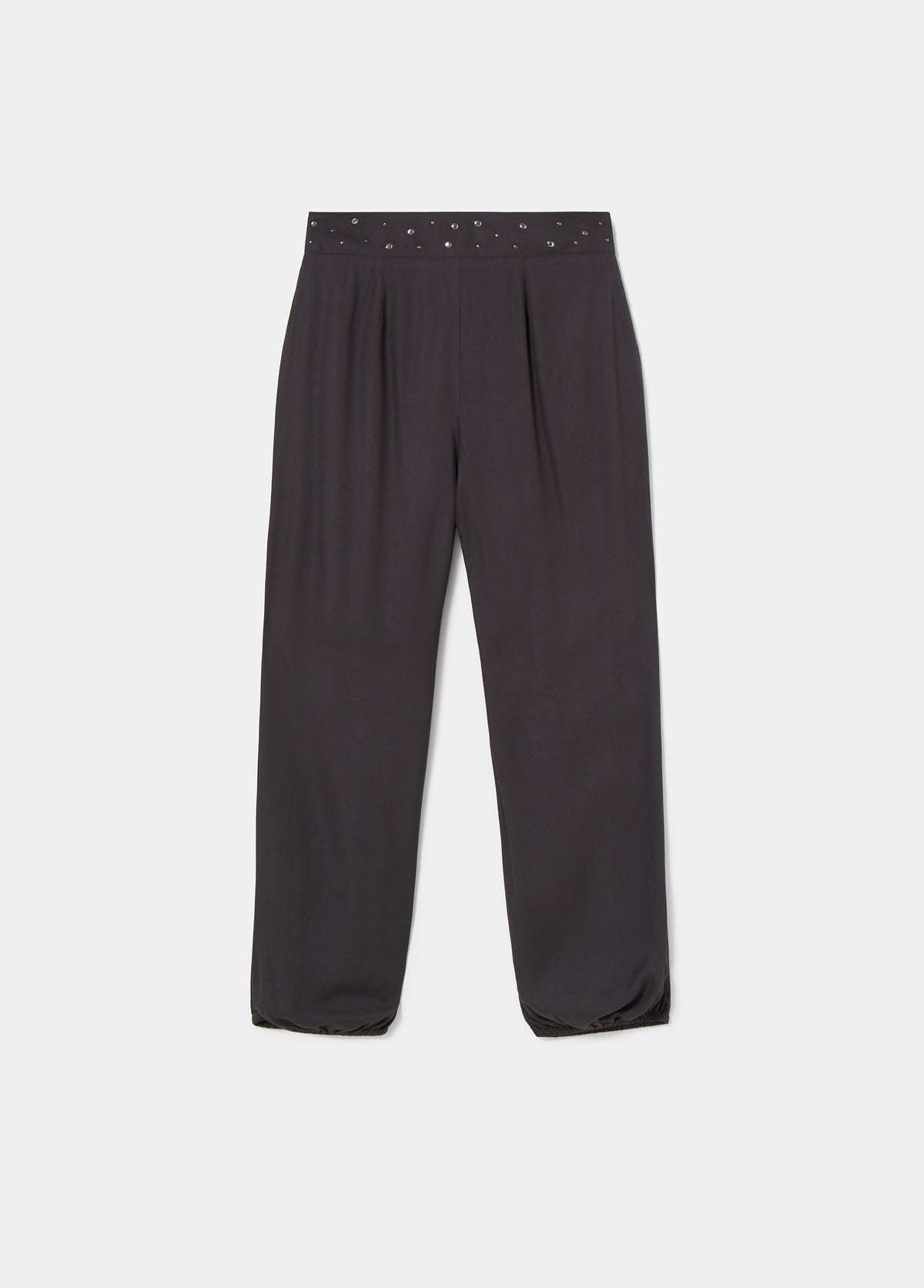 Pantalón bombacho cintura tachas