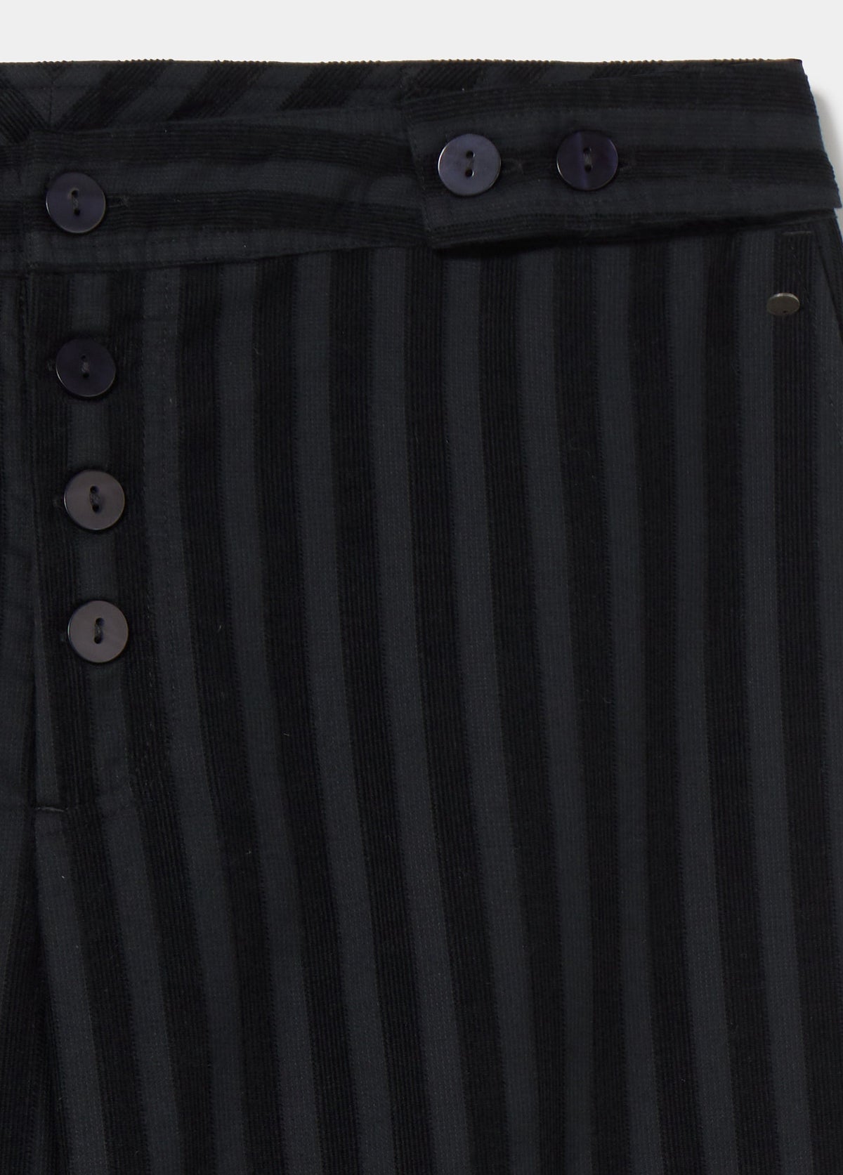 Pantalón cargo rayas pana