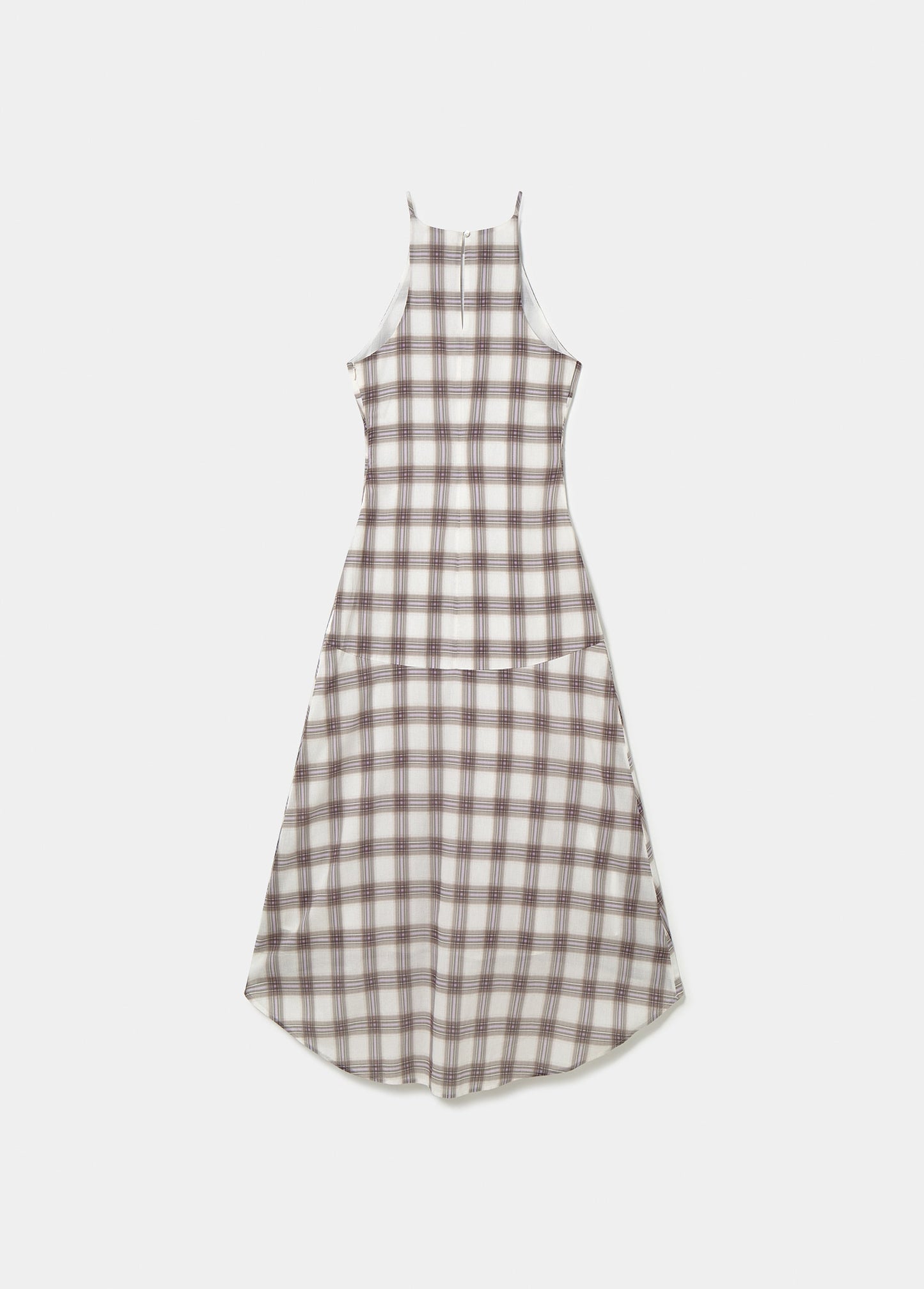 Vestido largo cuello halter