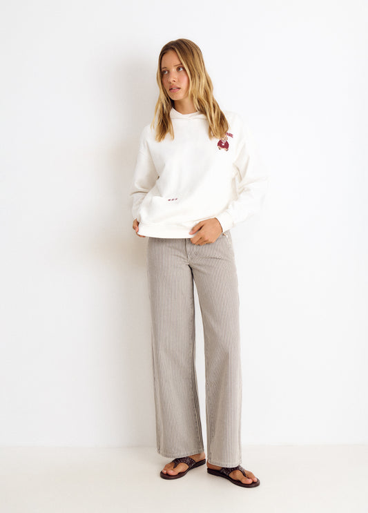Sudadera print perrito bandana