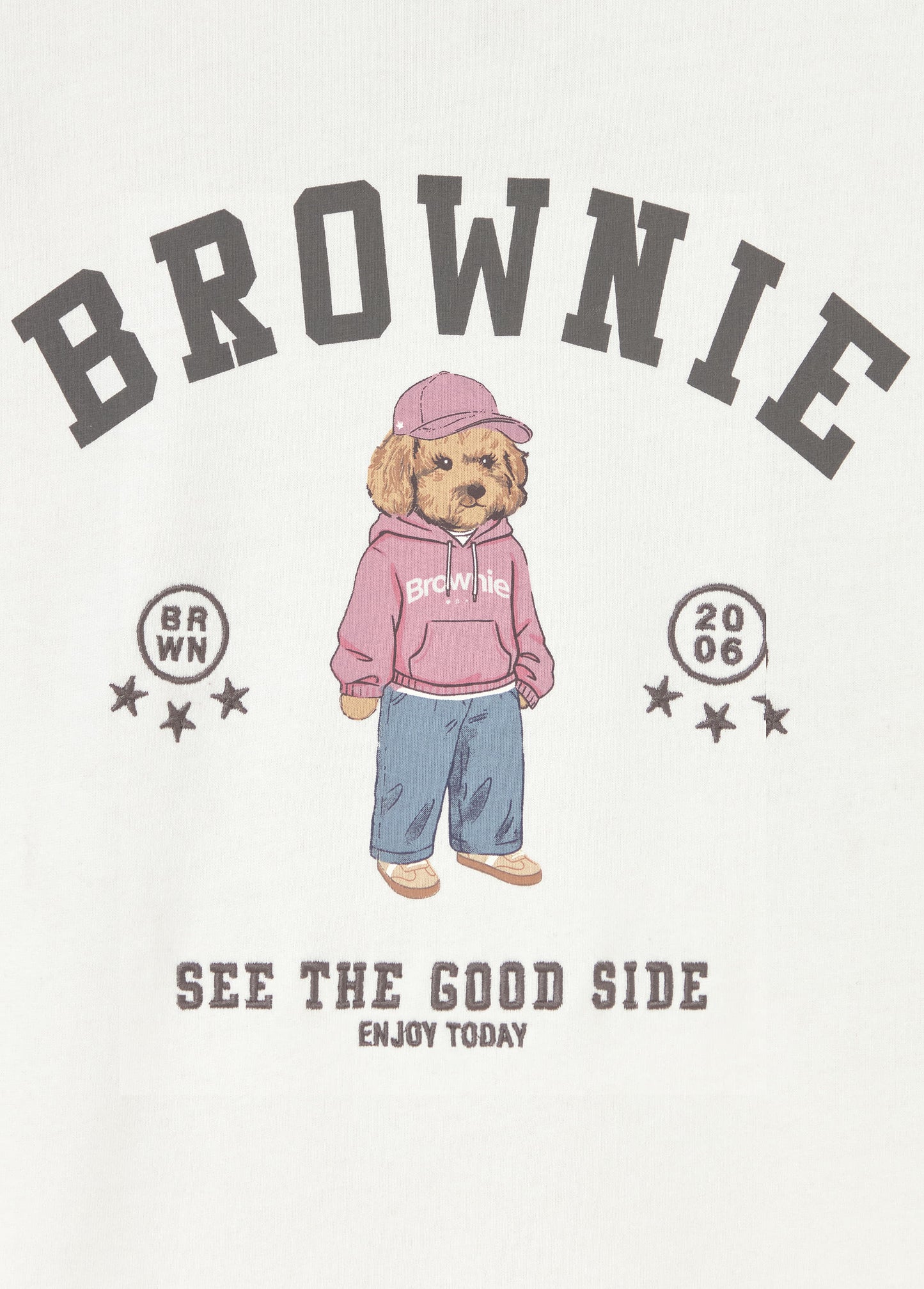 Sudadera print brownie perro