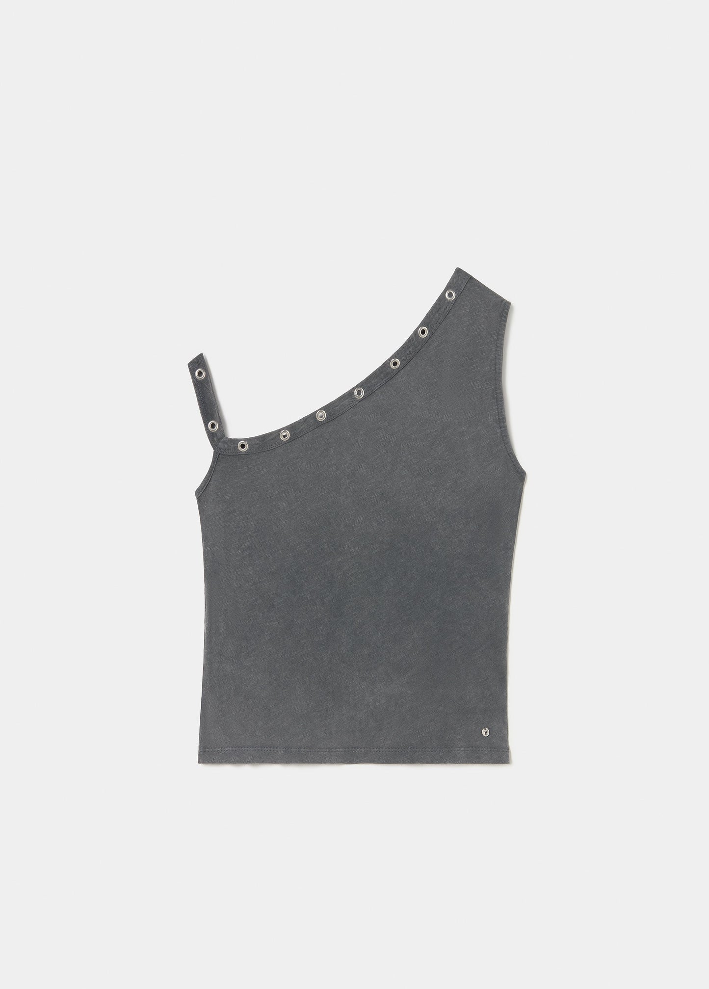 Camiseta asimetrica eyelets