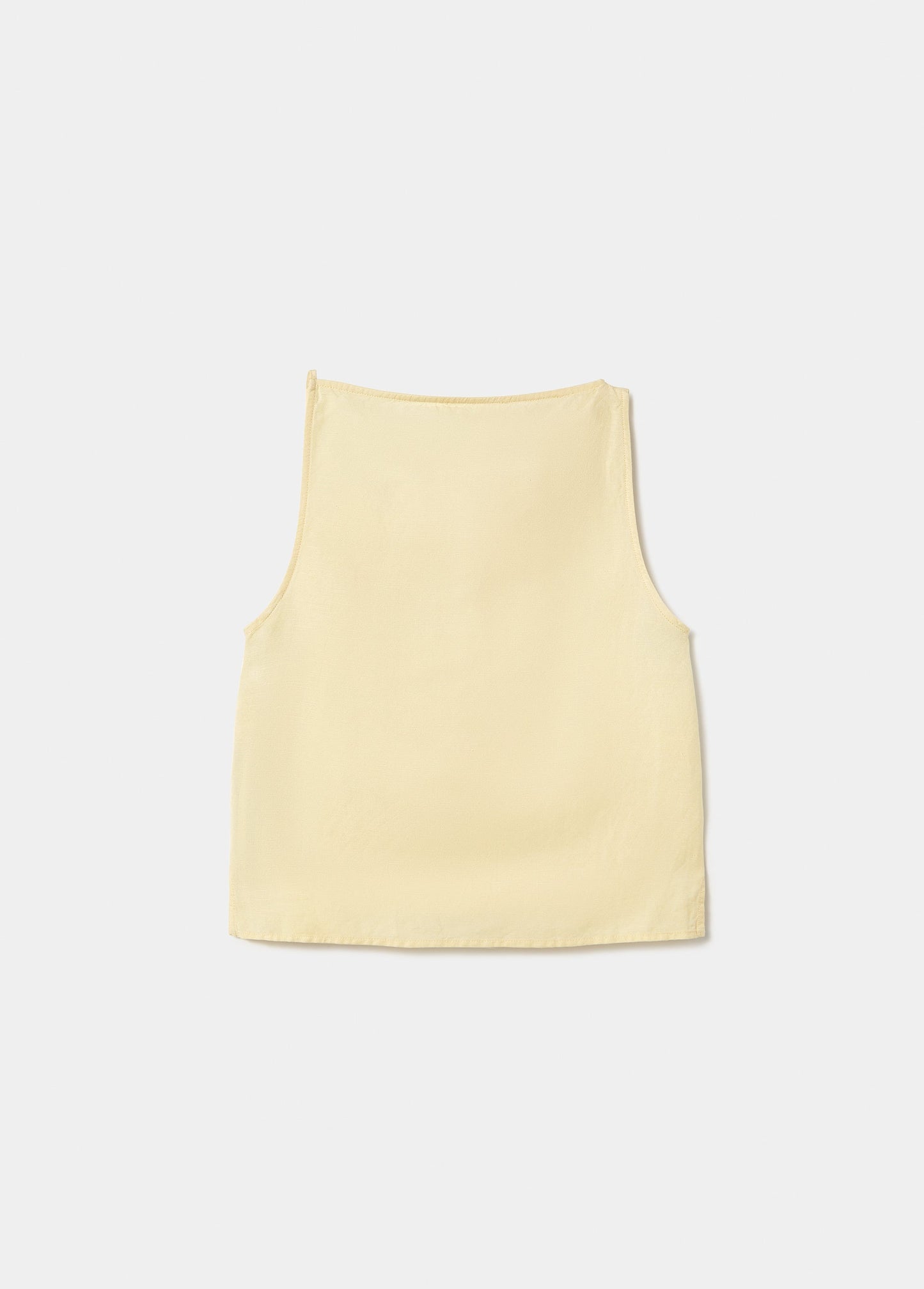Top solapa lino