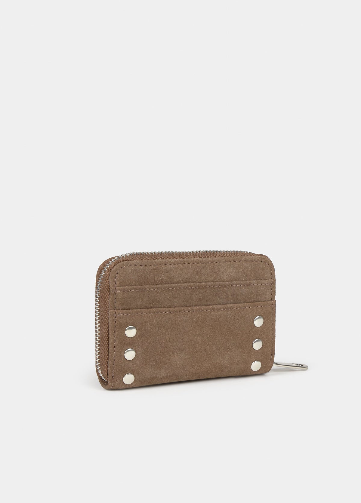 Monedero tachas piel