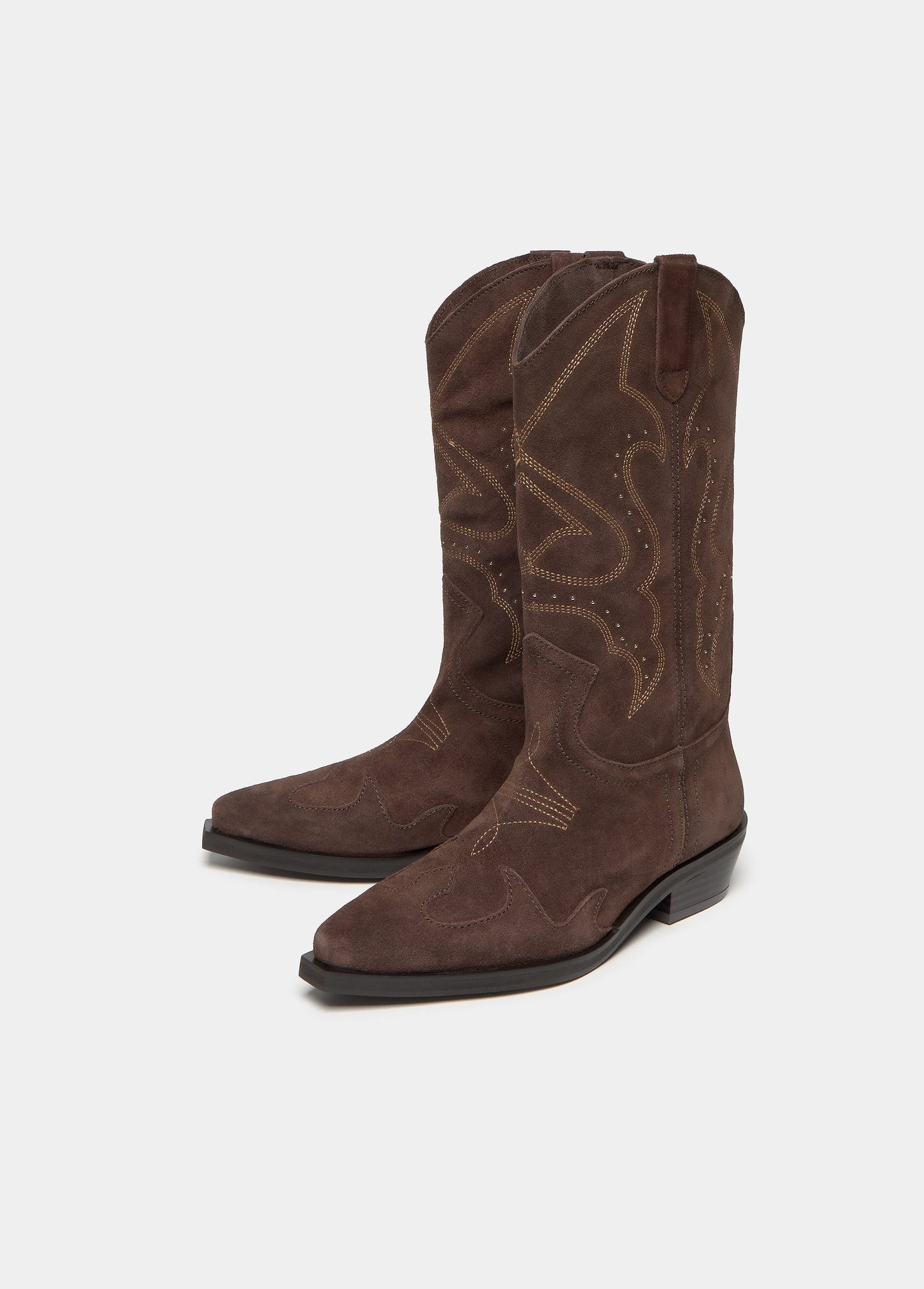 Bota cowboy piezas serraje