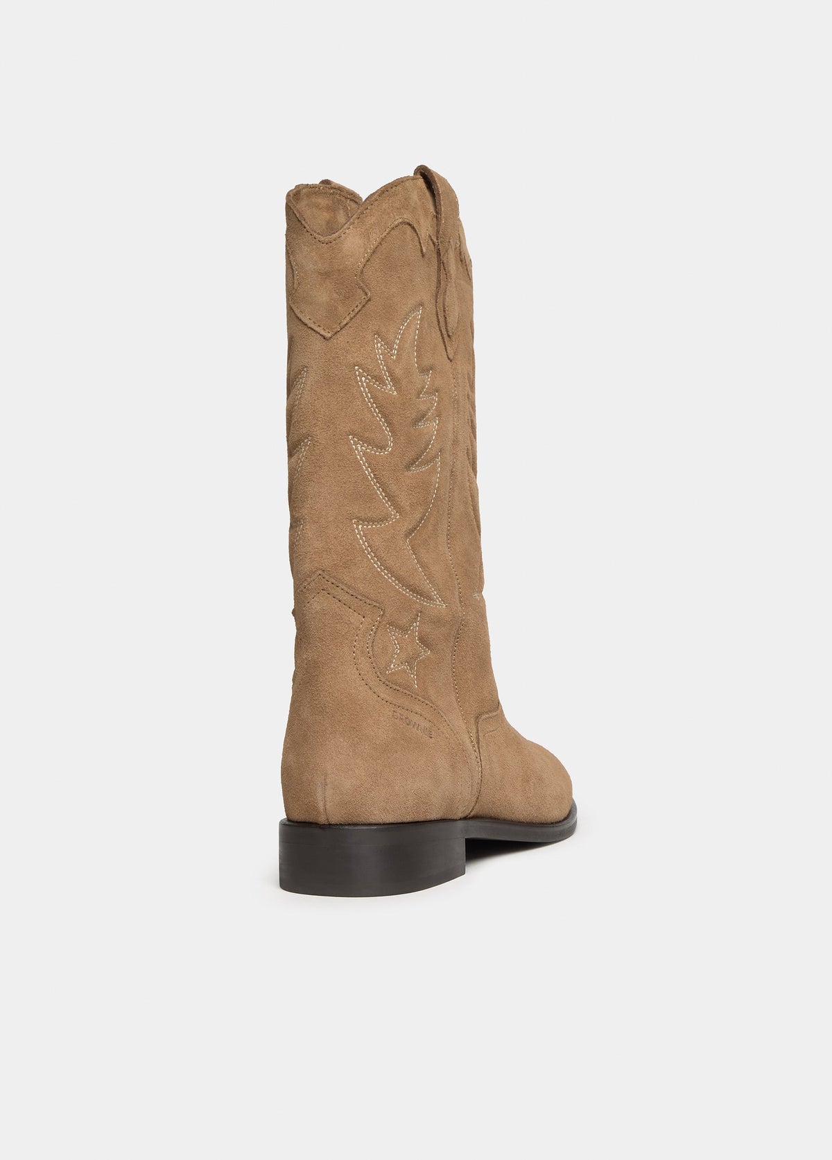 Bota cowboy plana bordado