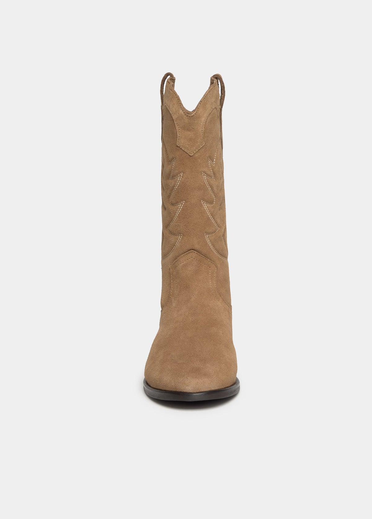 Bota cowboy plana bordado