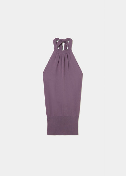 Top atado en cuello escote espalda