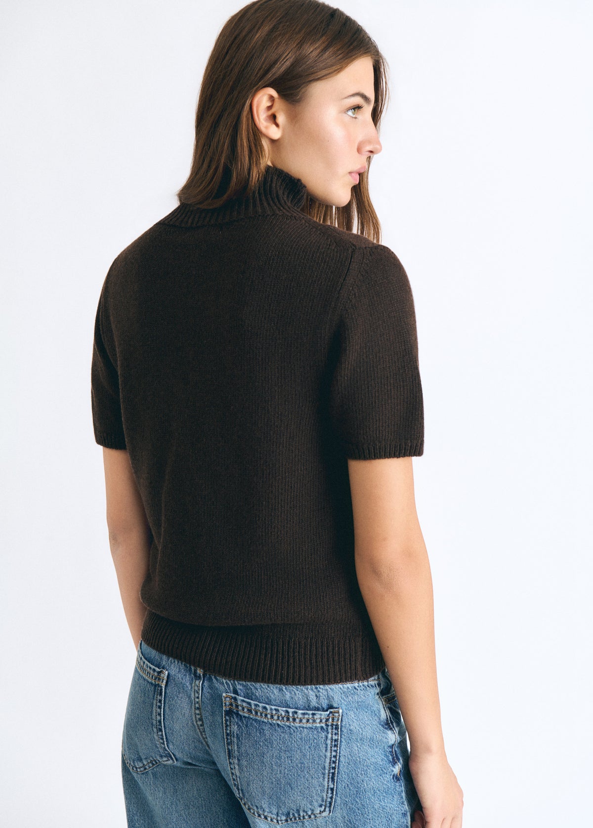 Jersey manga corta cut out