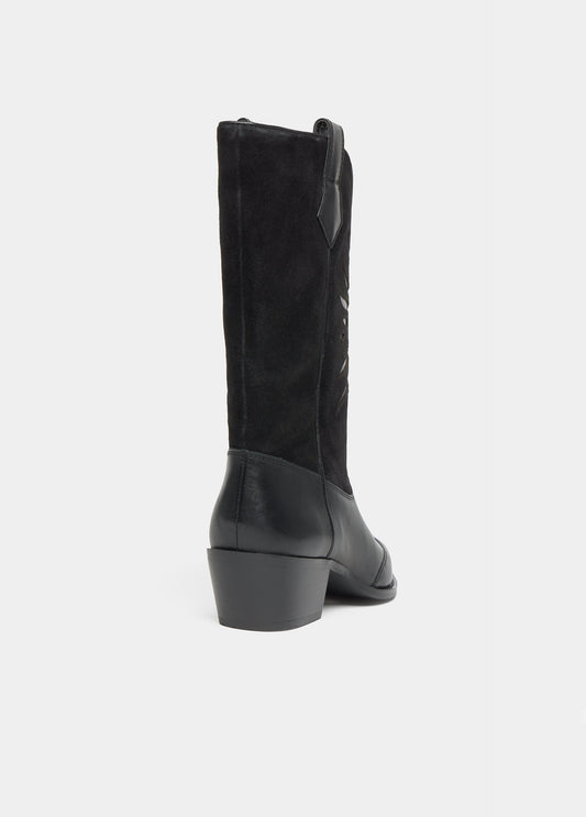 Bota cowboy bimateria