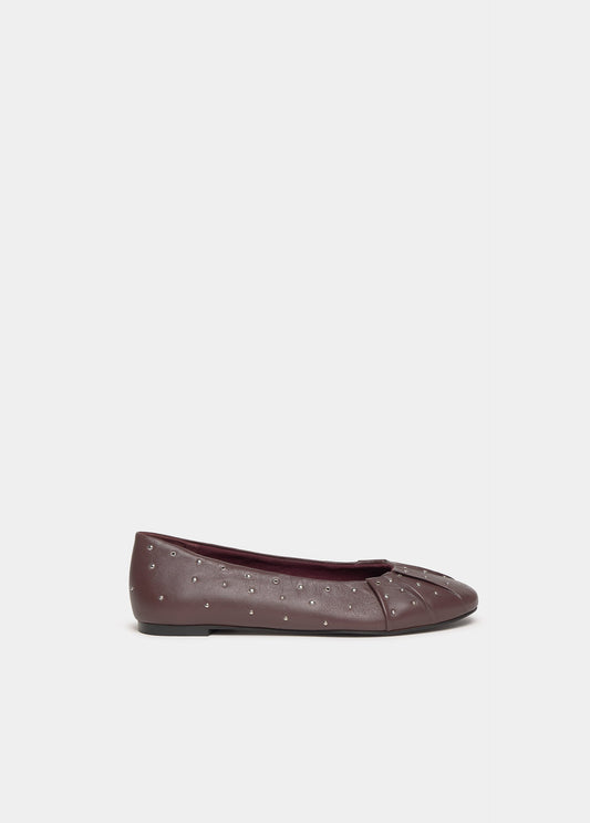 Bailarina fruncidos tachas