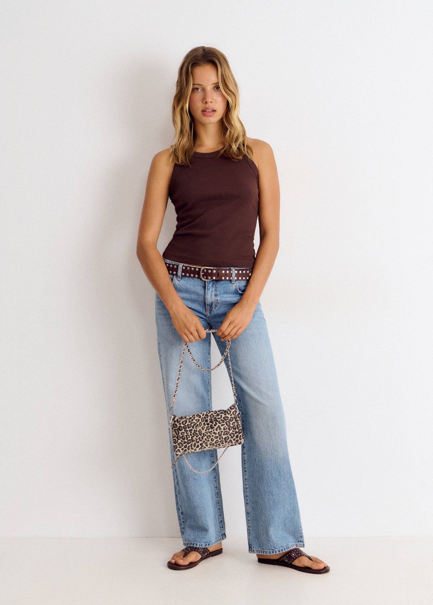 Bolso solapa animal print