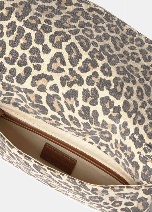 Bolso solapa animal print