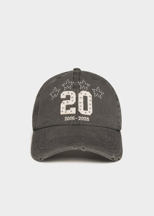 Gorra 20 aniversario tachas