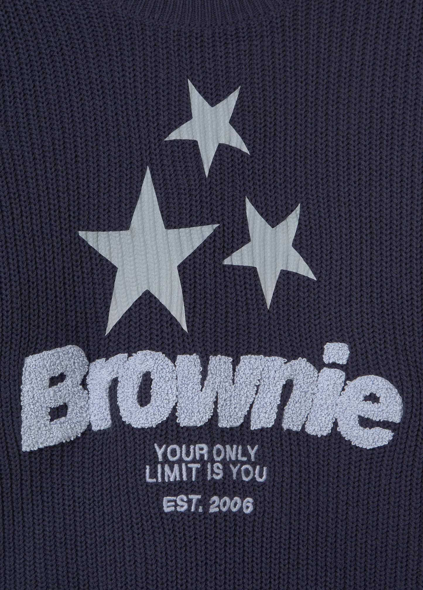 Jersey brownie estrella estampada