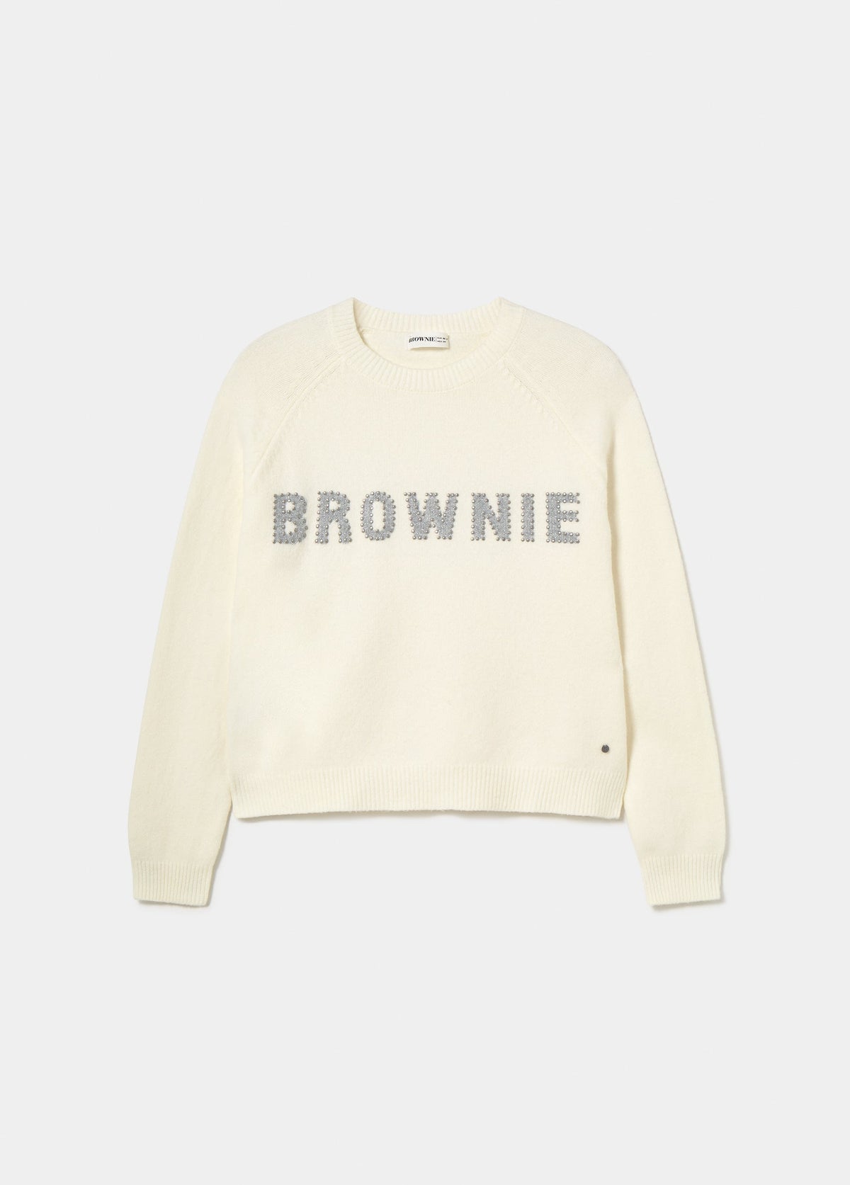 Jersey brownie intarsia