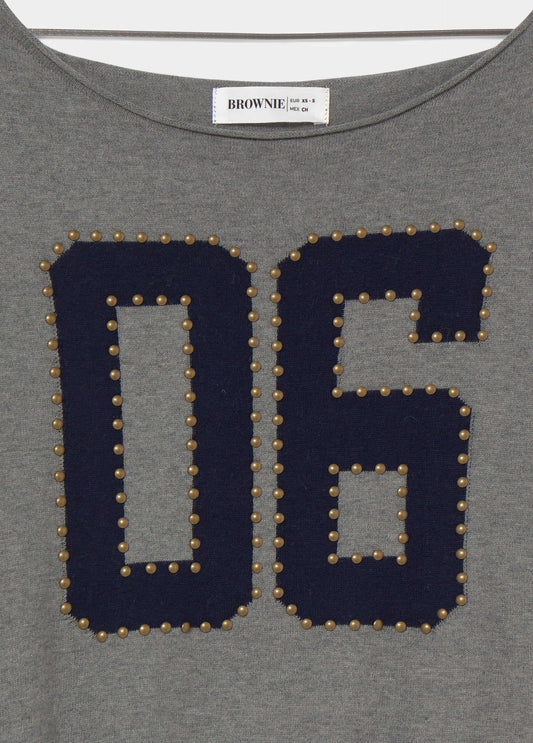 Jersey cuello abierto número