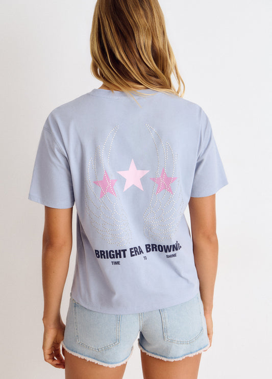 Camiseta alas tachas