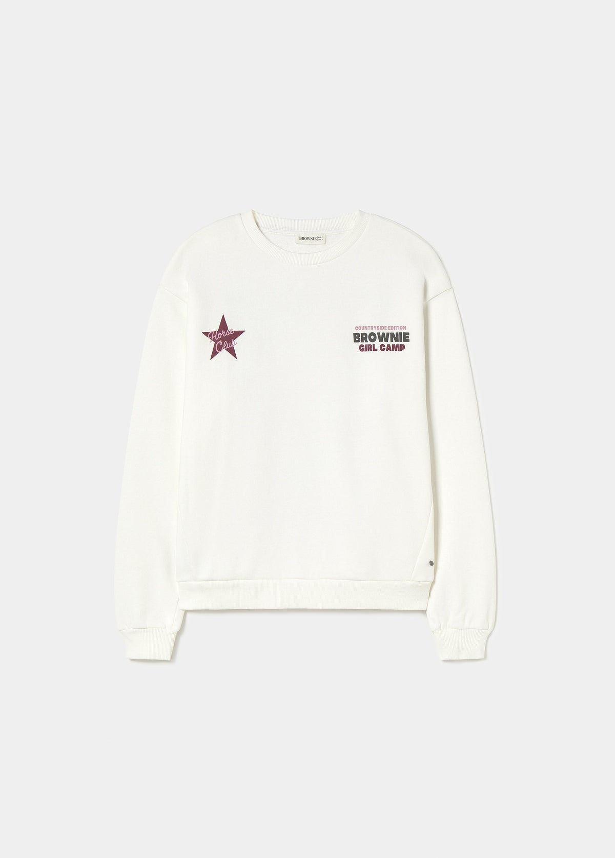 Sudadera print caballo glitter
