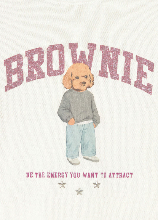 Jersey print perrito brownie